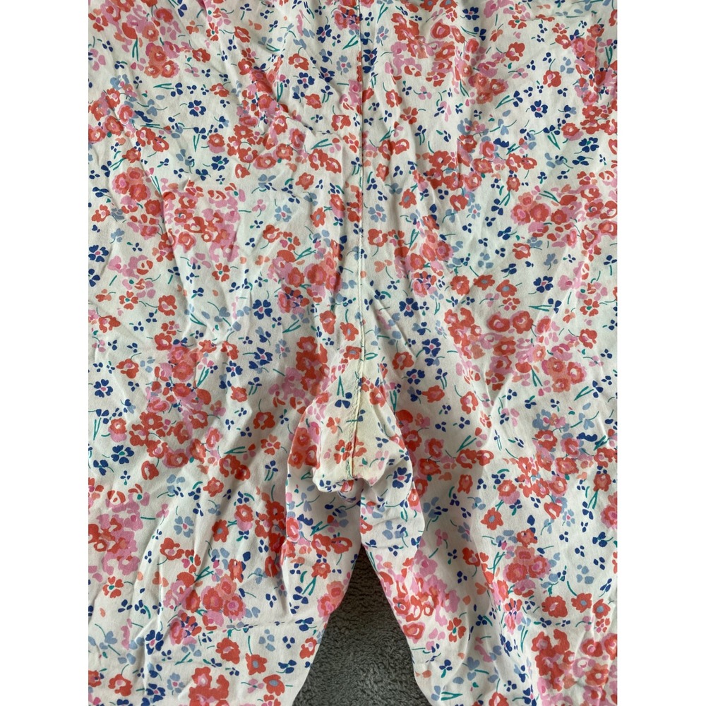 Old Navy Intimates Womens XL Floral Pajama Pants Pink Red White Wide Leg Lounge - Picture 15 of 16